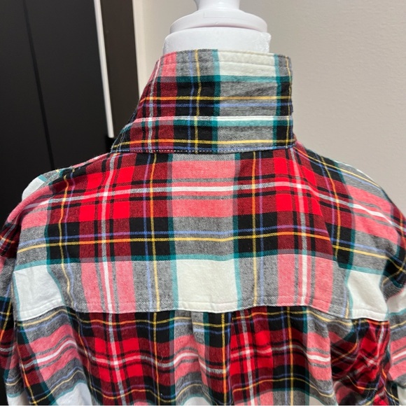 Old Navy Women’s XL Red/Black/White Flannel 100% Cotton Soft - Picture 7 of 7